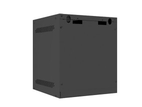 foto de ARMARIO LANBERG MURAL RACK 10 6U/280X310 FLAT PACK NEGRO PUERTA CRISTAL