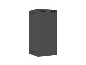 foto de ARMARIO LANBERG MURAL RACK 10 12U/280X310 FLAT PACK NEGRO PUERTA CRISTAL