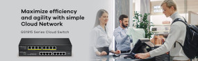 foto de SWITCH ZYXEL GS1915-8EP 8-PORT GBE POECPNTSMART HYBRID MODE SWITCH