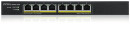 foto de SWITCH ZYXEL GS1915-8EP 8-PORT GBE POECPNTSMART HYBRID MODE SWITCH