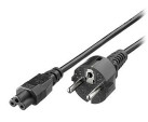 3GO CTREBOL cable de transmisi?n Negro CEE7/7 C6 acoplador