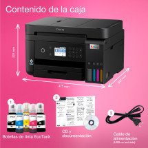 foto de IMPRESORA EPSON MULTIFUNCIONAL INKJET A4 ECOTANK ET-3850