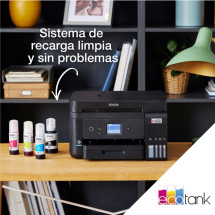 foto de IMPRESORA EPSON MULTIFUNCIONAL INKJET A4 ECOTANK ET-3850