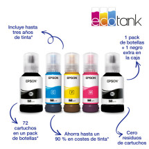 foto de IMPRESORA EPSON MULTIFUNCIONAL INKJET A4 ECOTANK ET-3850