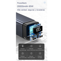 foto de POWERBANK LEOTEC 20000mAh PD 65W CARGA RAPIDA