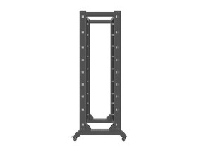 foto de ARMARIO LANBERG OPEN RACK 42 U 600X800 NEGRO