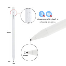 foto de LAPIZ ELECTRONICO LEOTEC LESTP01W STYLUS EPEN PARA ANDROID, IOS Y WINDOWS BLANCO