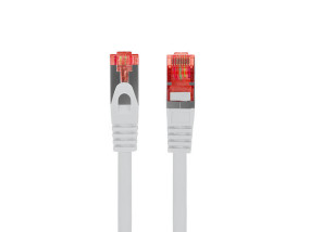foto de CABLE RED LANBERG LATIGUILLO CAT.6 S/FTP LSZH CU 0.5M GRIS FLUKE  PASSED
