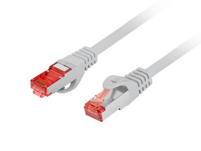 foto de CABLE RED LANBERG LATIGUILLO CAT.6 S/FTP LSZH CU 1M GRIS FLUKE  PASSED