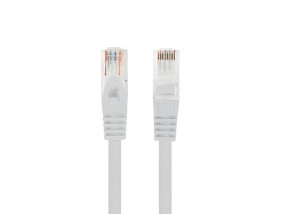foto de CABLE RED LANBERG LATIGUILLO CAT.6 UTP LSZH CU 1M GRIS FLUKE  PASSED