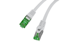 foto de CABLE RED LANBERG LATIGUILLO CAT.7 S/FTP LSZH CU 0.5M GRIS FLUKE  PASSED