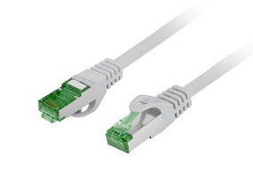 foto de CABLE RED LANBERG LATIGUILLO CAT.7 S/FTP LSZH CU 1M GRIS FLUKE  PASSED
