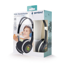 foto de AURICULARES GEMBIRD MHP-JR-BK INFANTIL NEGRO ALAMBRICO JACK 3.5MM