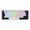 foto de TECLADO GAMING SHARKOON SKILLER SGK50 S4 PT USB RETROILUMINADO MECANICO BLANCO