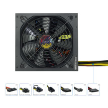 foto de FUENTE ALIMENTACION TOOQ ATX 650W PFC ACTIVO NEGRO