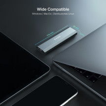 foto de CARCASA HDD TOOQ SSD M.2 NGFF/NVMe GRIS