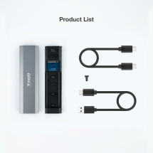 foto de CARCASA HDD TOOQ SSD M.2 NGFF/NVMe GRIS