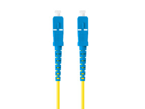 foto de CABLE DE FIBRAOPTICA LANBERG 10M MONO SC/UPC-SC/UPC SIMPLEX G657A1 LSZH AMARILL