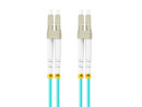 foto de CABLE DE FIBRAOPTICA LANBERG 3M MULTI LC/UPC-LC/UPC DUPLEX OM3 50/125 LSZH  AZUL