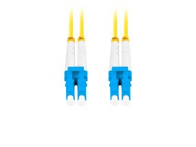 foto de CABLE DE FIBRAOPTICA LANBERG 1M MONO LC/UPC-LC/UPC DUPLEX G657A1 LSZH AMARILL