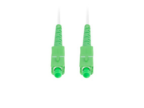 foto de CABLE DE FIBRAOPTICA LANBERG 15M MONO SC/APC-SC/APC SIMPLEX G657A2 LSZH BLANC