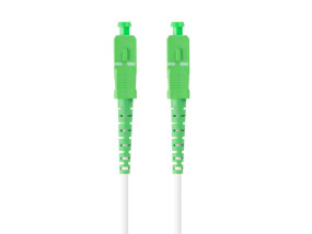 foto de CABLE DE FIBRAOPTICA LANBERG 20M MONO SC/APC-SC/APC SIMPLEX G657A2 LSZH BLANC