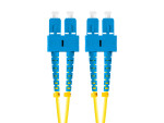 foto de CABLE FIBRA OPTICA LANBERG 5M MONO SC/UPC-SC/UPC DUPLEX LSZH G657A1 3.0MM YELLOW