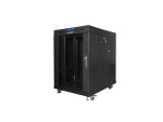 foto de ARMARIO LANBERG RACK 19” 15U 800X1000 LCD PUERTA CRISTAL FLAT PACK NEGRO