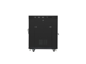 foto de ARMARIO LANBERG RACK 19” 15U 800X1000 LCD PUERTA CRISTAL FLAT PACK NEGRO
