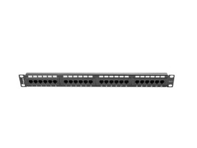 foto de PATCH PANEL LANBERG CAT.6 UTP 24 PUERTOS 1U CAT.6 UTP 19 RACK NEGRO