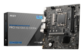 foto de PLACA BASE MSI PRO H610M-G D4 1700 MATX 2XDDR4