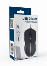 foto de RATON GEMBIRD MUS-GU-02 G-LASER 2400 DPI NEGRO USB