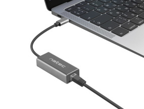 foto de ADAPTADOR NATEC CRICKET USB-C 3.1 A ETHERNET RJ45 1GB