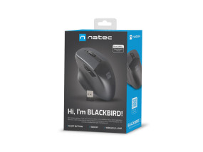 foto de RATON NATEC BLACKBIRD 2 SILENT 1600DPI NEGRO RF INALAMBRICO PILAS