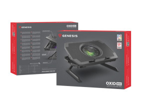 foto de BASE REFRIGERADORA GENESIS OXID 850 RGB PARA PORTATIL 15.6-17.3 USB