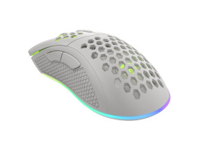 foto de RATON GAMING GENESIS KRYPTON 555 RGB SENSOR PMW3333 8000 DPI BLANCO