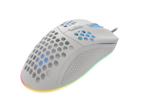 foto de RATON GAMING GENESIS KRYPTON 555 RGB SENSOR PMW3333 8000 DPI BLANCO