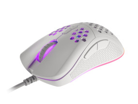 foto de RATON GAMING GENESIS KRYPTON 555 RGB SENSOR PMW3333 8000 DPI BLANCO