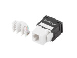 foto de CONECTOR KEYSTONE LANBERG CAT.6 UTP RJ45 180º TOOLLESS