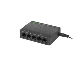 foto de SWITCH LANBERG 5 PUERTOS GIGABIT RJ45 ETHERNET
