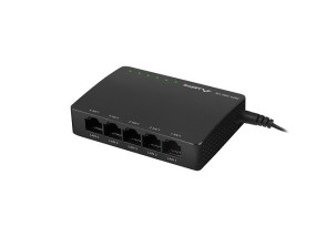 foto de SWITCH LANBERG 5 PUERTOS GIGABIT RJ45 ETHERNET