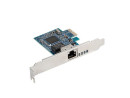 foto de TARJETA RED LANBERG ETHERNET RJ45 PCI-E 1 PUERTO GIGABIT LP