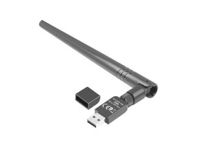 foto de ADAPTADOR RED LANBERG USB WIFI 300 MB/S CON ANTENA