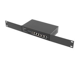 foto de SWITCH LANBERG 6 PTOS 100MB 4xPOE+/2x FAST ETHER 60W RACK 10/19