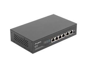 foto de SWITCH LANBERG 6 PTOS 100MB 4xPOE+/2x FAST ETHER 60W RACK 10/19