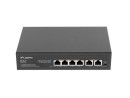 foto de SWITCH LANBERG 6 PTOS 100MB 4xPOE+/2x FAST ETHER 60W RACK 10/19