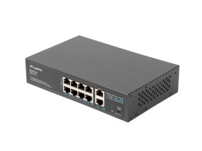 foto de SWITCH LANBERG 10 PTOS 100MB 8xPOE+/2x GBIT ETHER 120W RACK 10/19