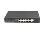 foto de SWITCH LANBERG 18 PTOS 100MB 16xPOE+/2x GBIT ETHER 250W RACK 19