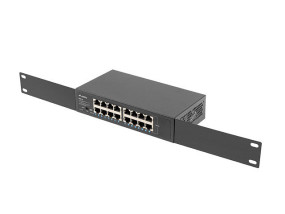 foto de SWITCH LANBERG 16 PUERTOS GIGABIT ETHERNET RACK 10/19