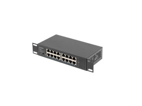 foto de SWITCH LANBERG 16 PUERTOS GIGABIT ETHERNET RACK 10/19